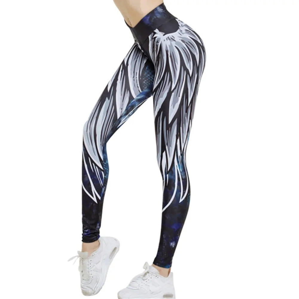 Women's Wing Printed Leggings