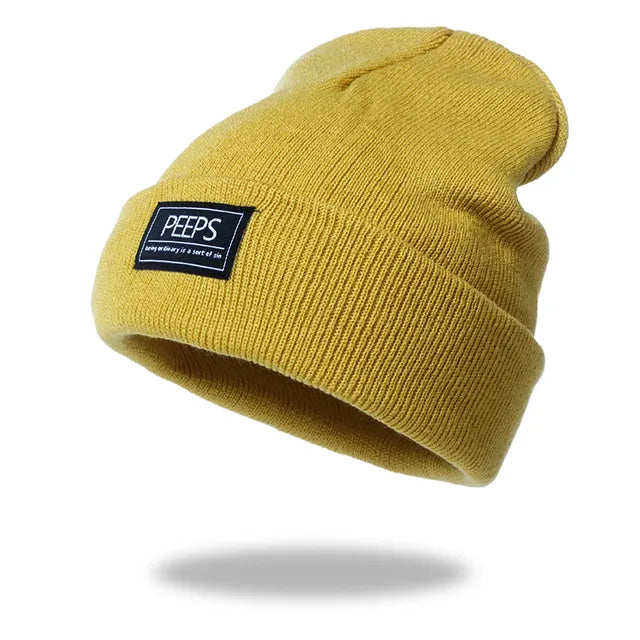 Warm Knitted Beanie Hat