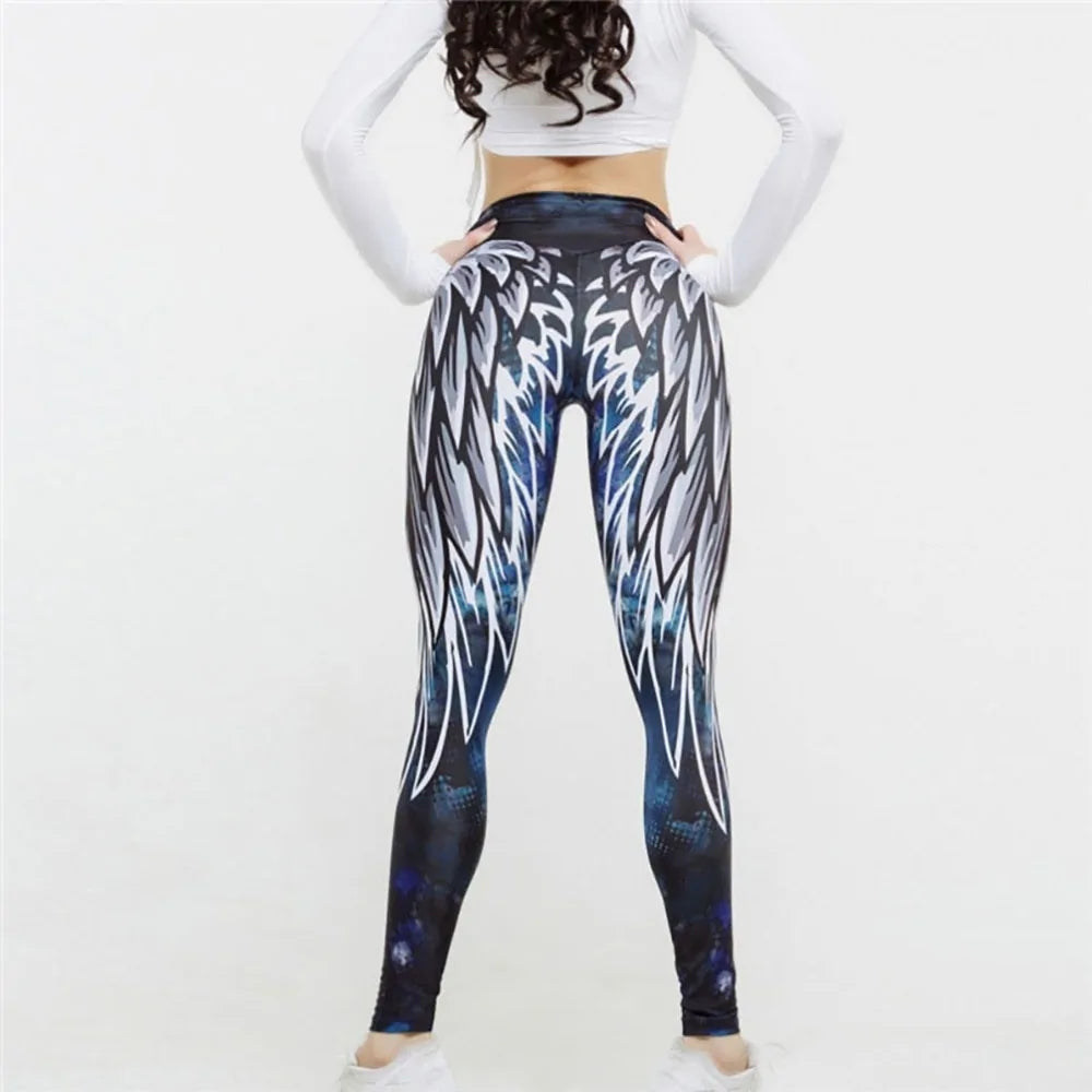 Women's Wing Printed Leggings