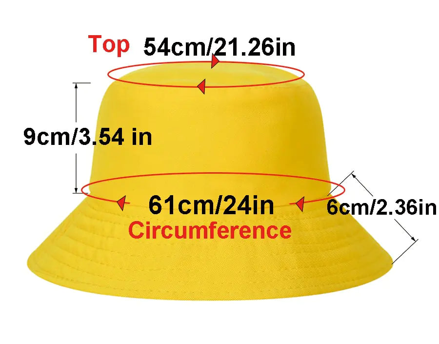 Reversible Cotton Bucket Hat