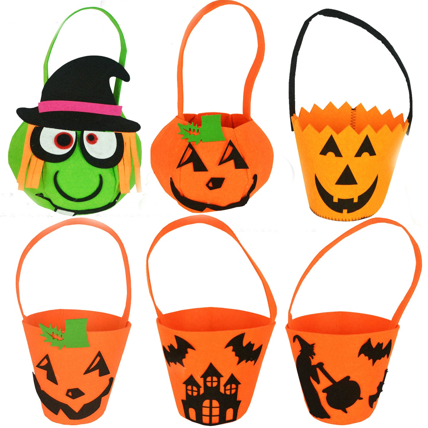 Halloween Pumpkin Candy Bag Decoration