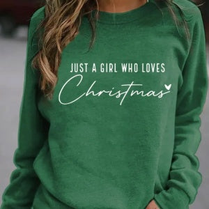 Round Neck Long Sleeve Women's Sweater