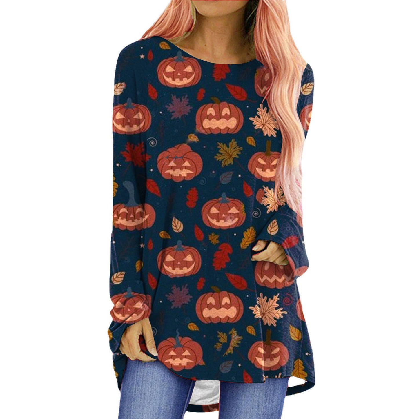 Halloween Long-sleeved T-shirt Women