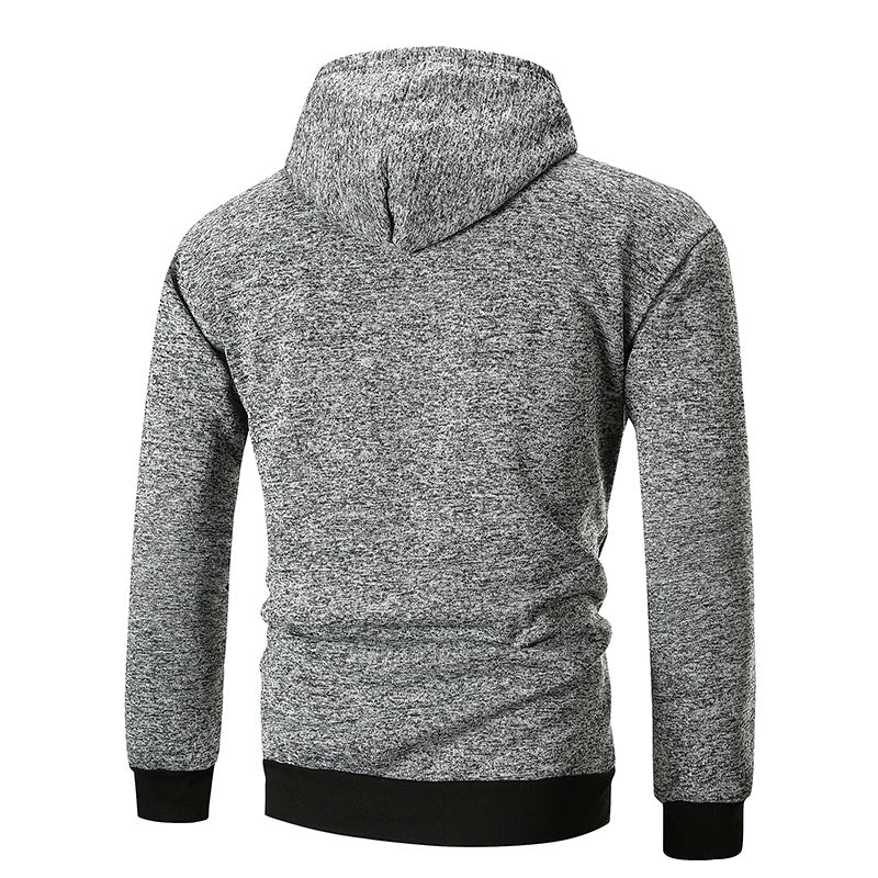 Men's Large Pocket Pullover Hooded Sweatshirt