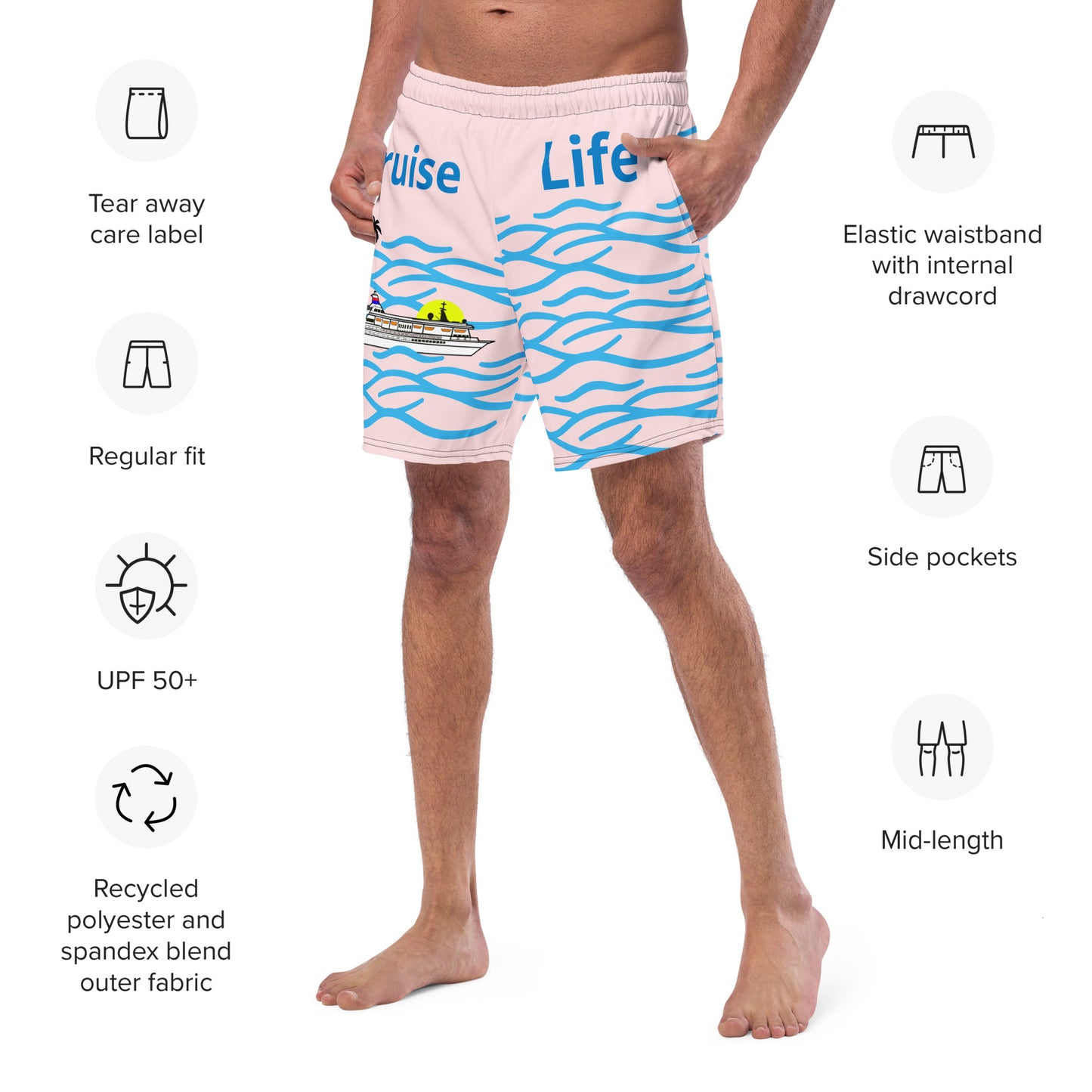 Men's swim trunks