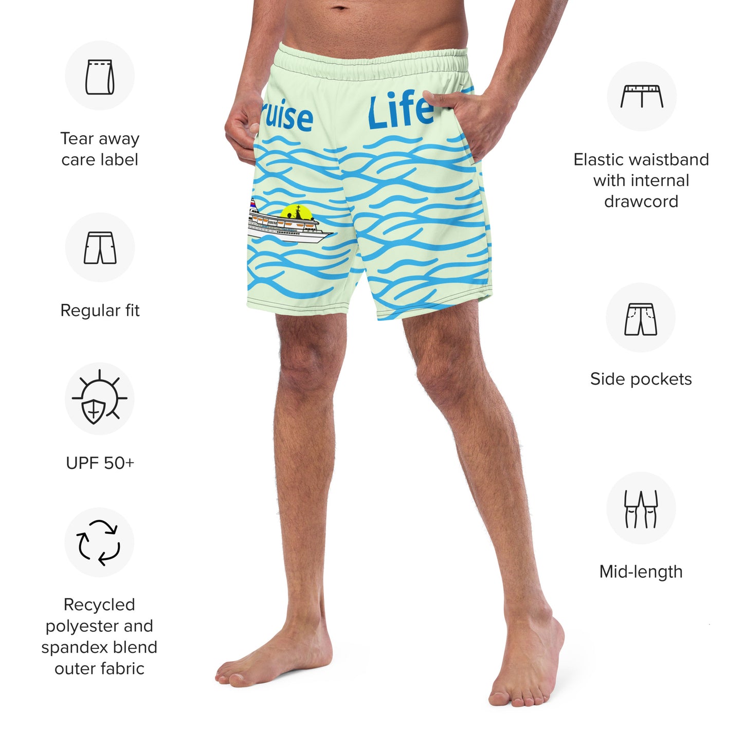 Men's swim trunks