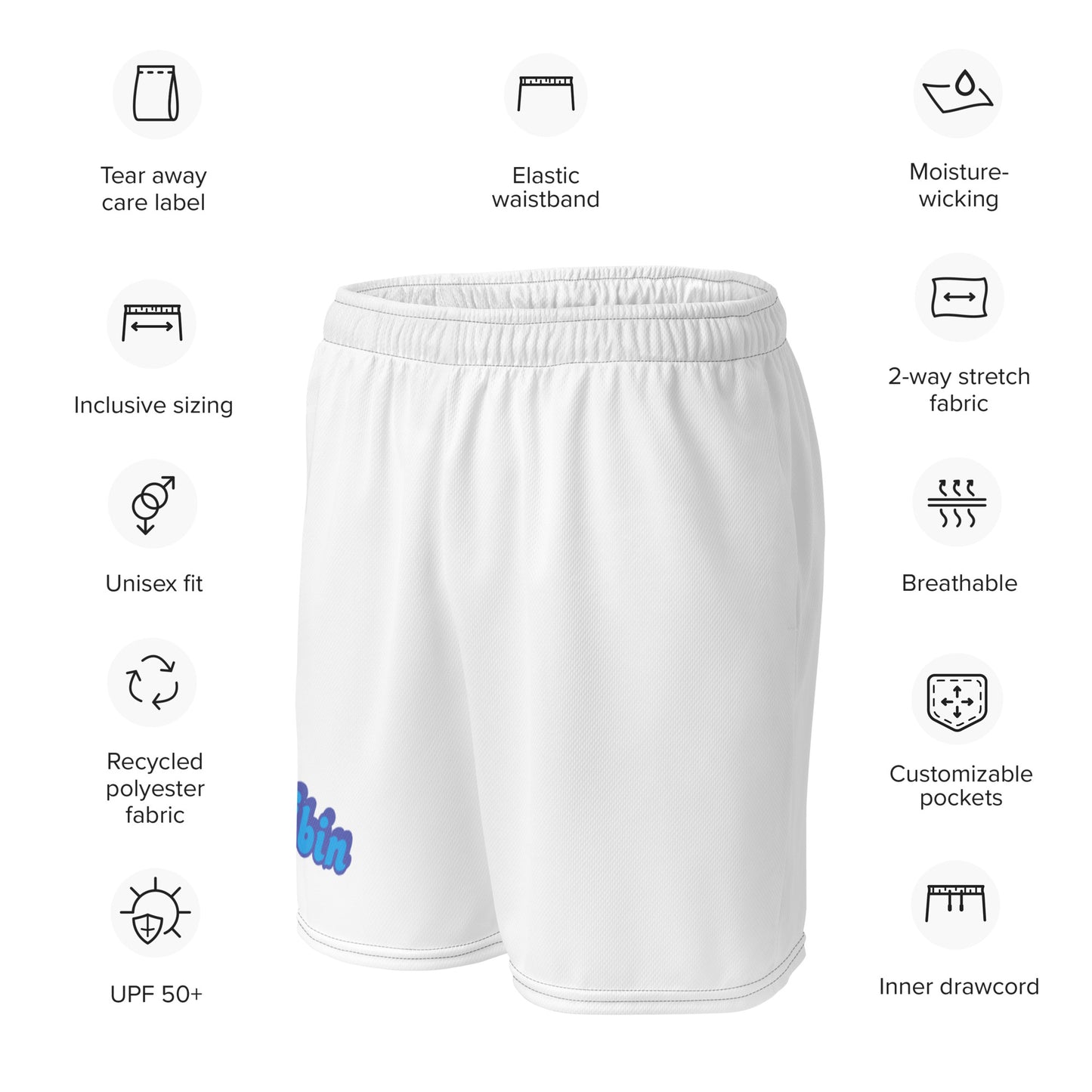 Unisex mesh shorts