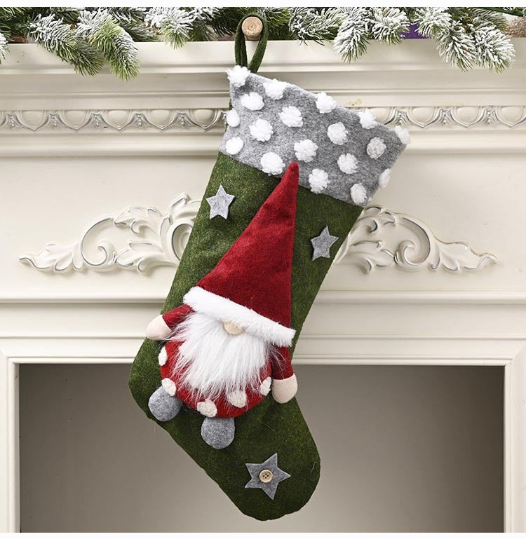 Three-dimensional Christmas Sock Stocking