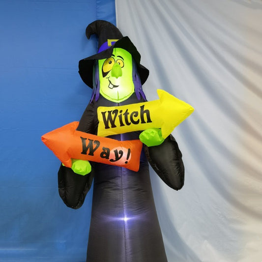 Inflatable Witch Luminous Decoration