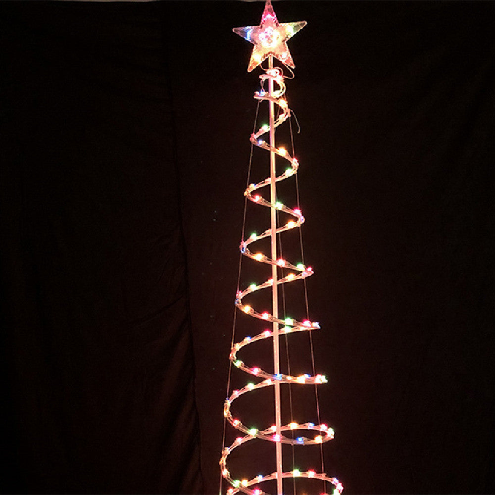 LED Spiral Christmas Tree Light Decoration