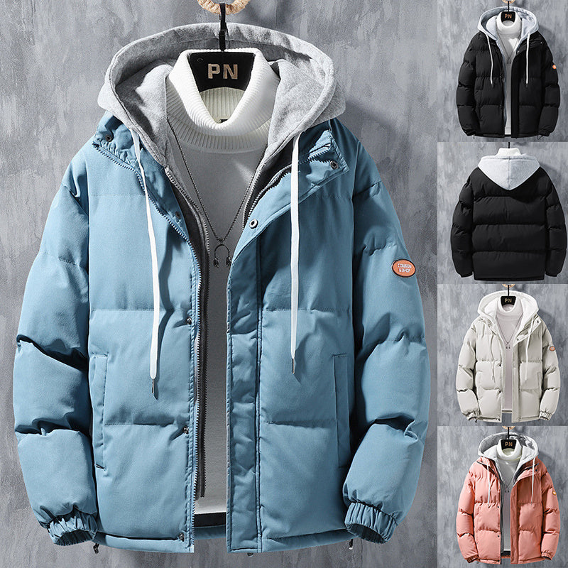 Men's Winter Windproof Hooded Jacket