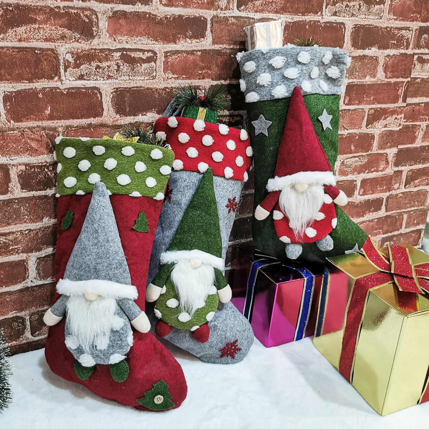 Three-dimensional Christmas Sock Stocking