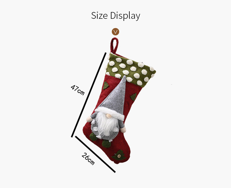 Three-dimensional Christmas Sock Stocking