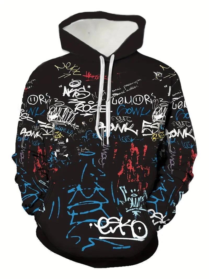 Unisex Graffiti Hoodie