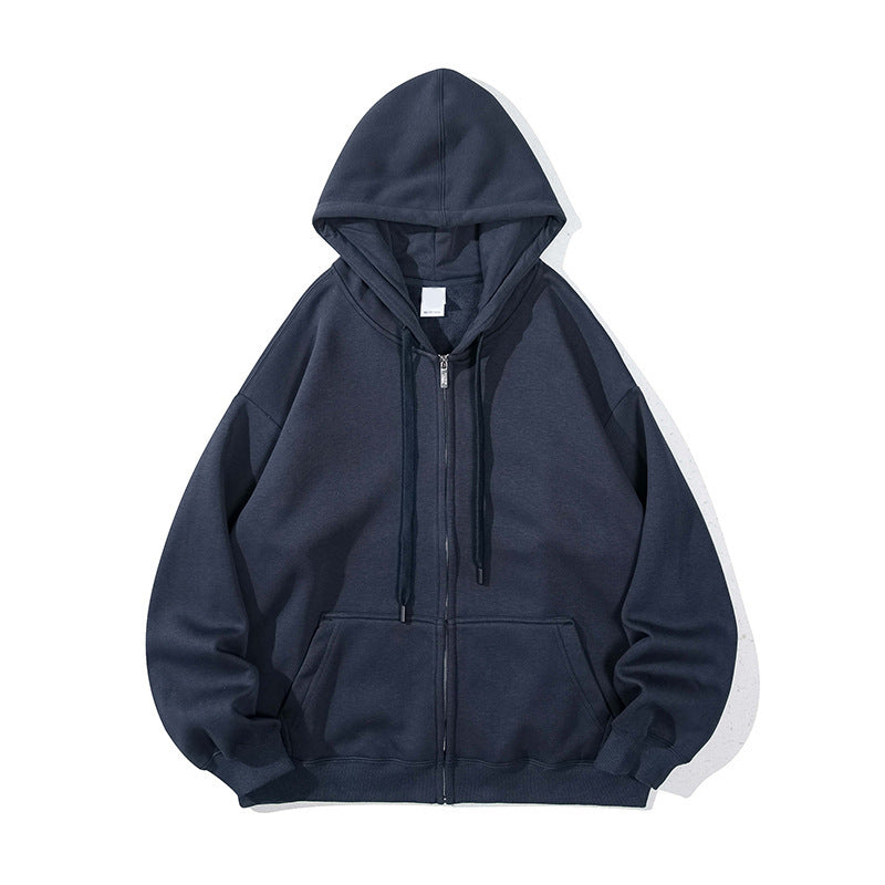 Men's Soft Zipper Hooded Sweater