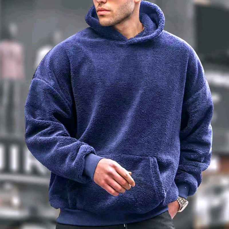 Winter Men's Soft Hooded Sweater