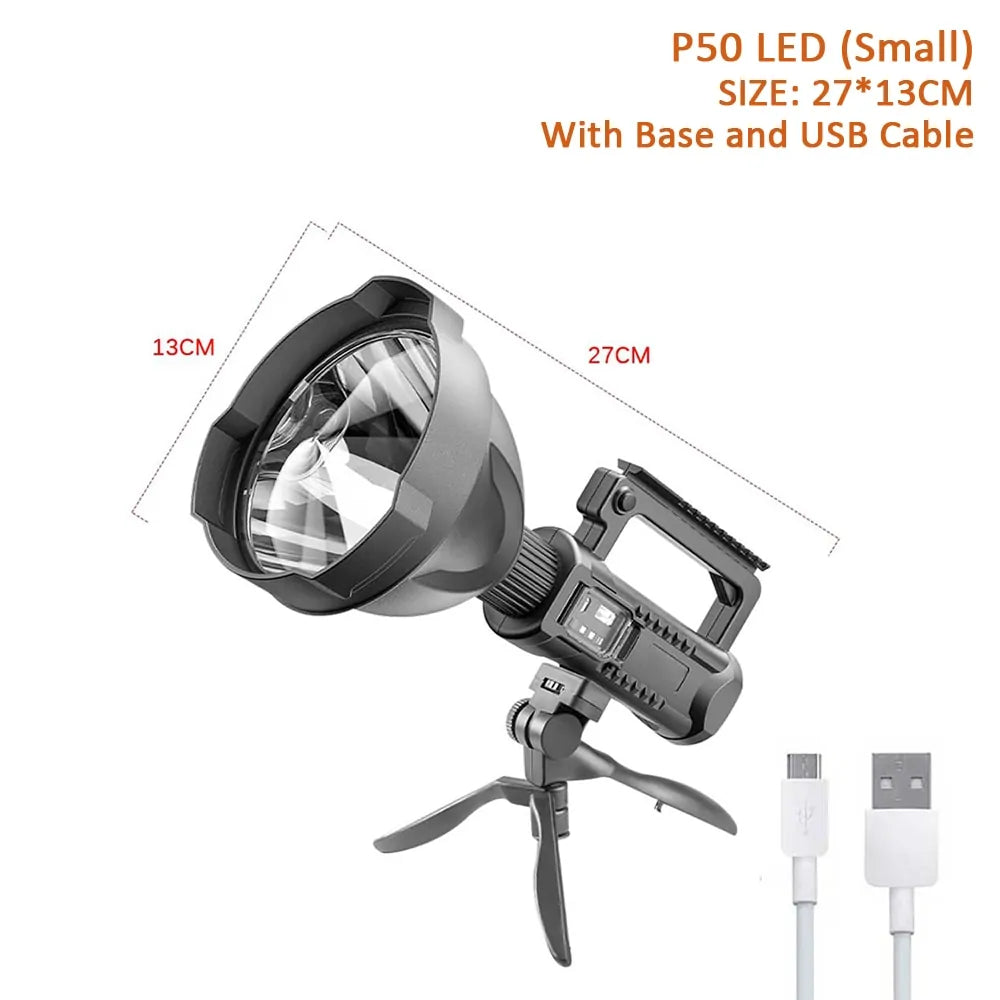 LED Waterproof Spotlight With Tripod Base