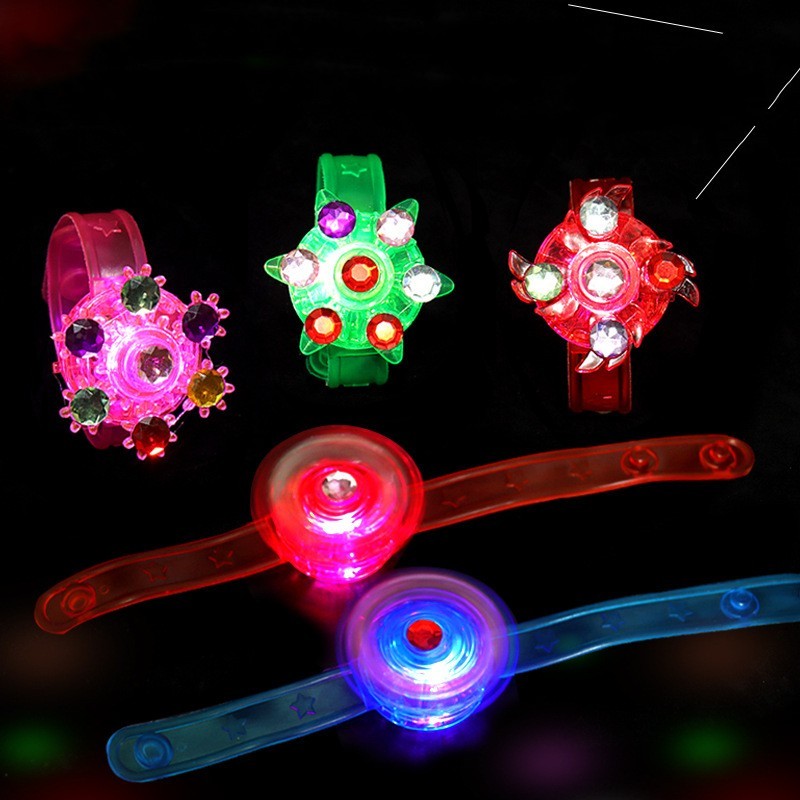 Glowing Rotating Gyroscope Watch Flashing Ring Bracelet