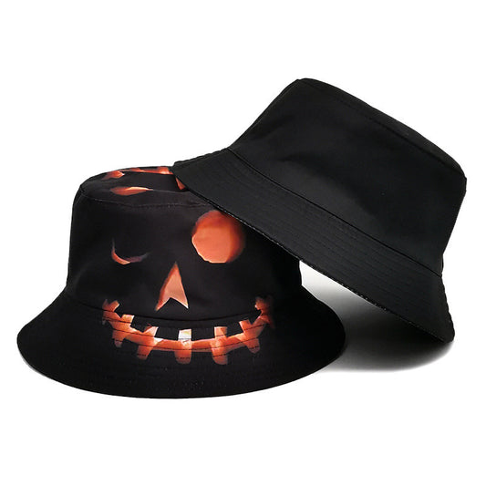 Pumpkin Grimace Sun-Shade Hat