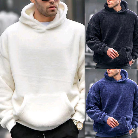 Winter Men's Soft Hooded Sweater