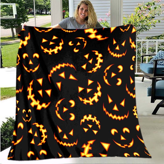 Flannel Halloween Blanket 9 styles