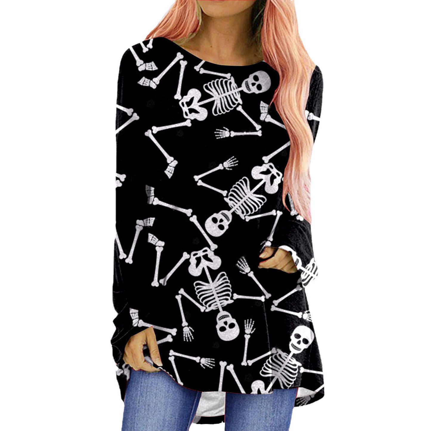 Halloween Long-sleeved T-shirt Women