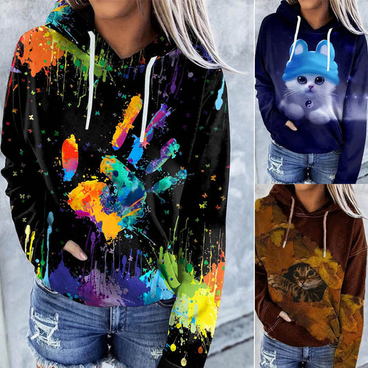 Men's And Women's Graffiti Hoodie