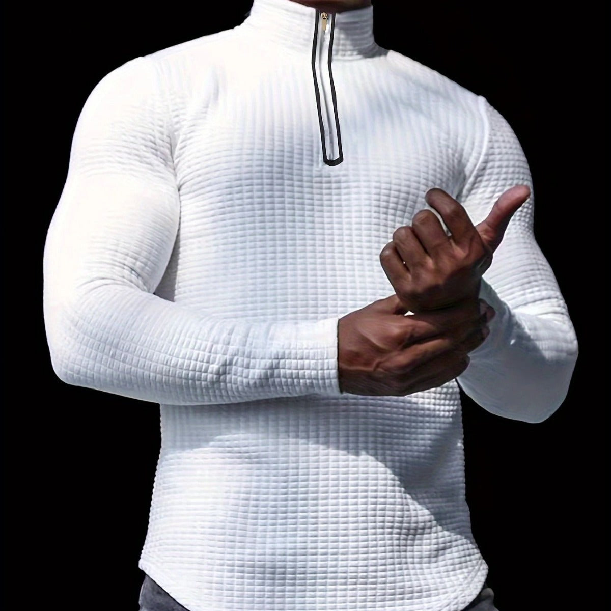 Men's Outdoor Half Zipper T-shirt