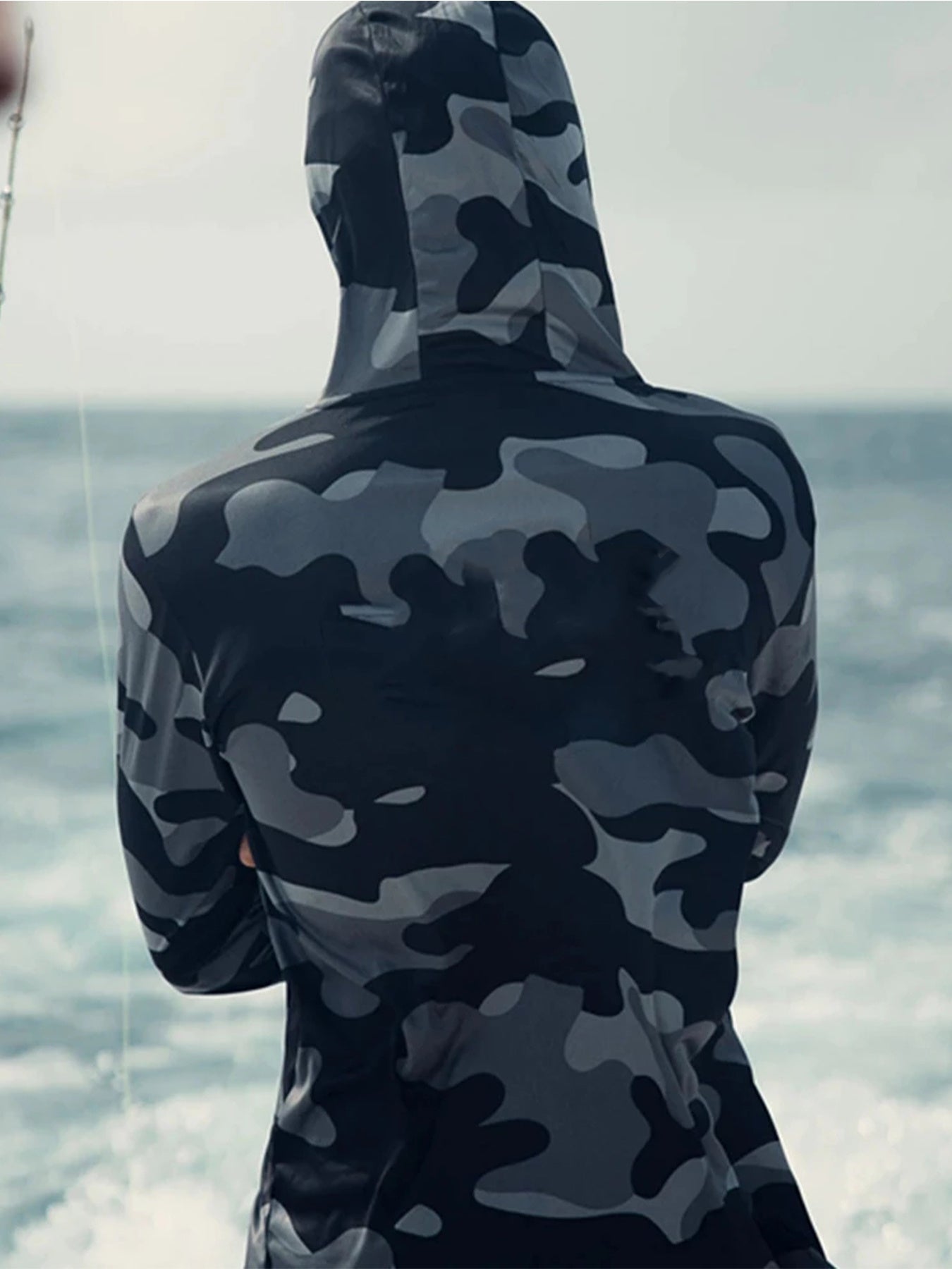 Fishing Hoodie Face Mask Neck Cover Long Sleeve