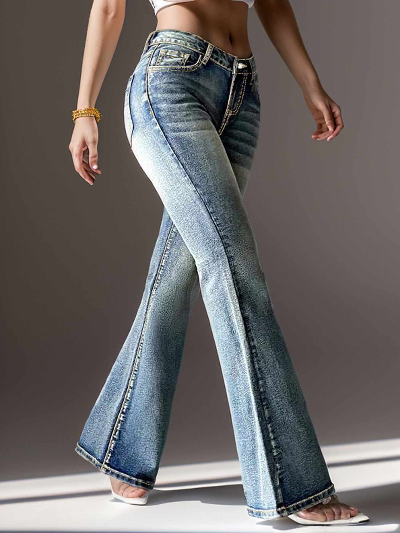 Women's High Waisted Jeans