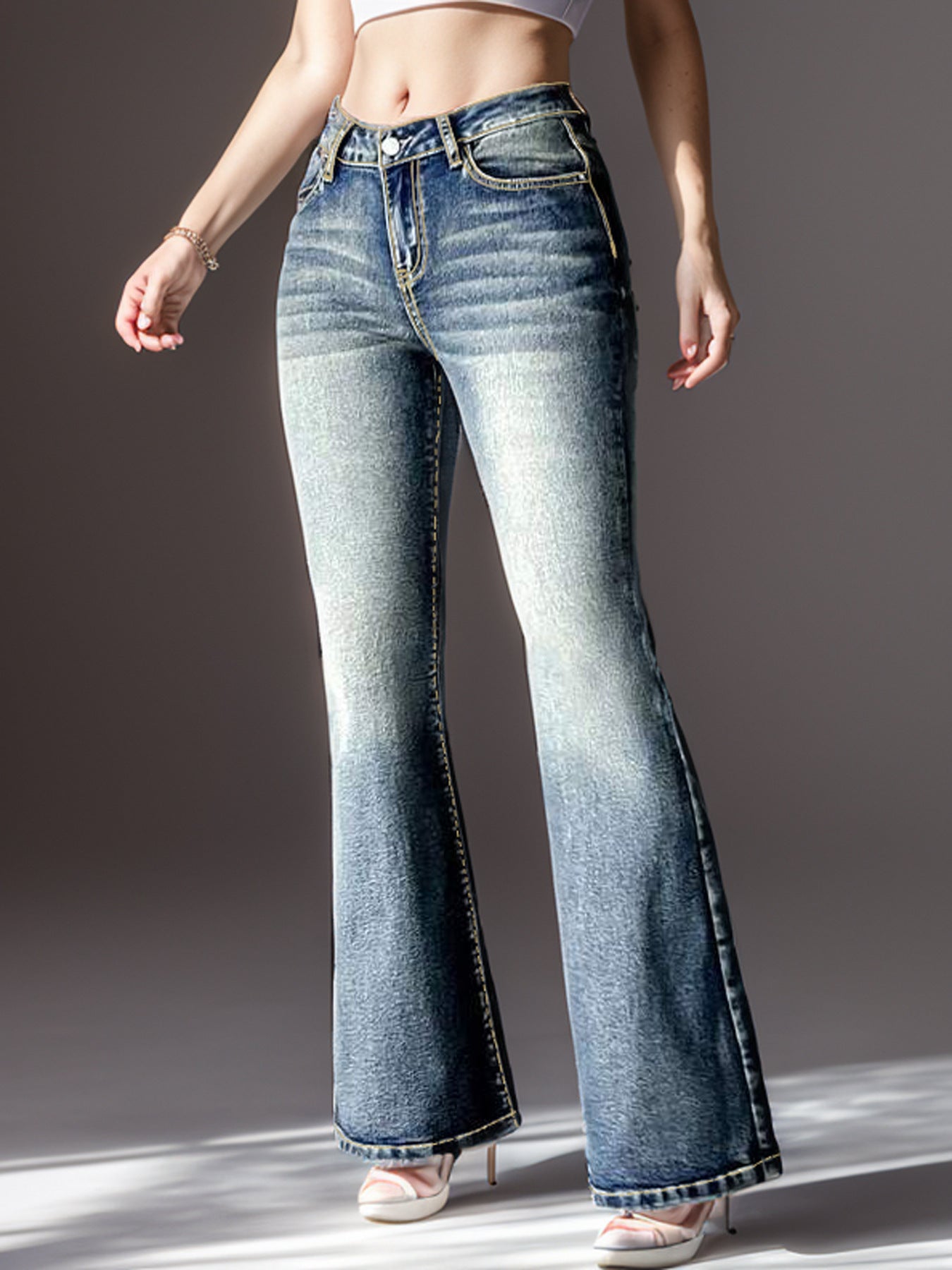 Women's High Waisted Jeans