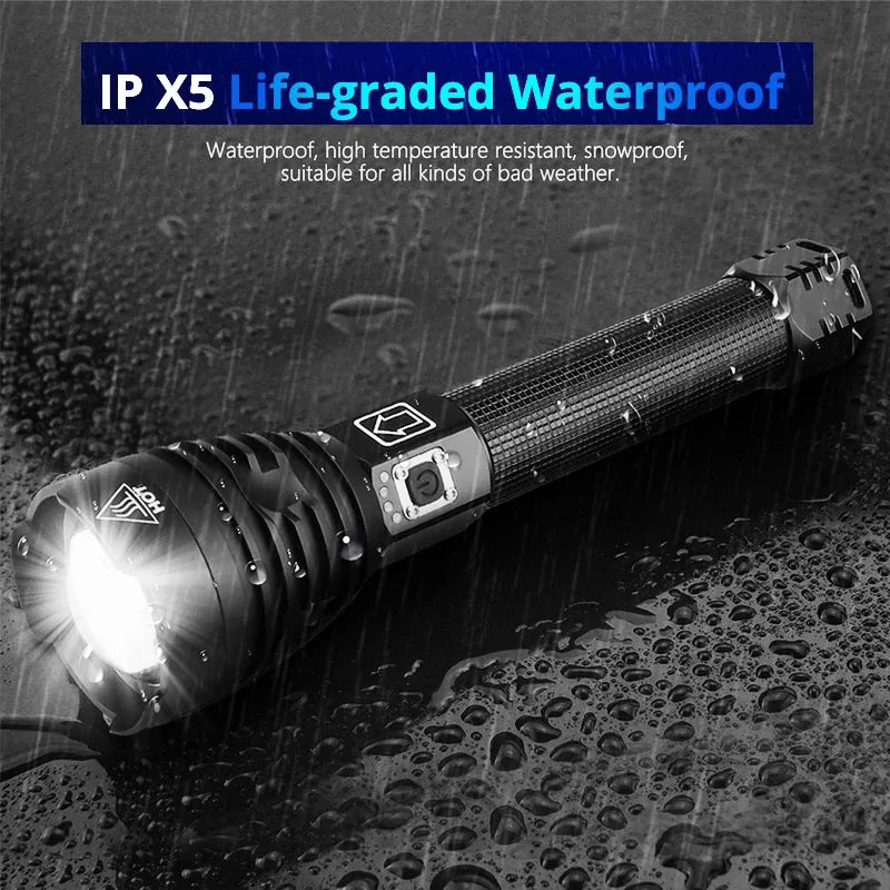 LED Flashlight: USB Rechargeable